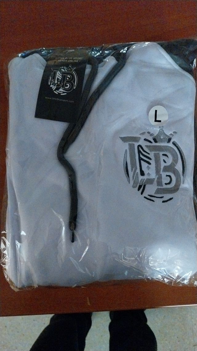 Sudadera Unisex negro-blanco