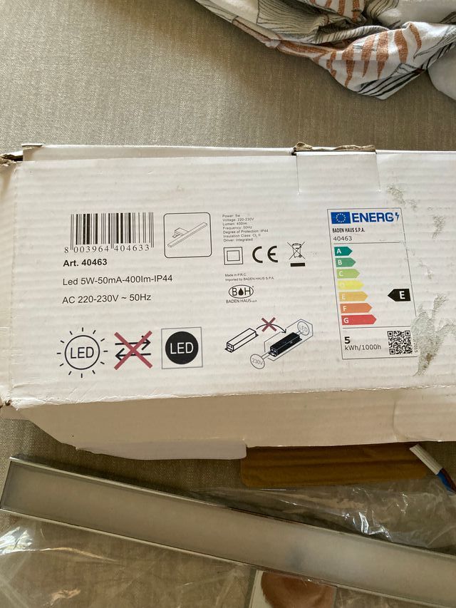 Lampada appliche bagno