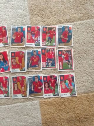 Lote de 27 Cromos  España Panini Eurocopa 2024