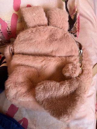 Mochila terciopelo