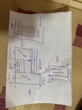 Mueble comedor + vitrina individual