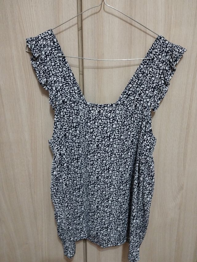 Camiseta tirantes estampada