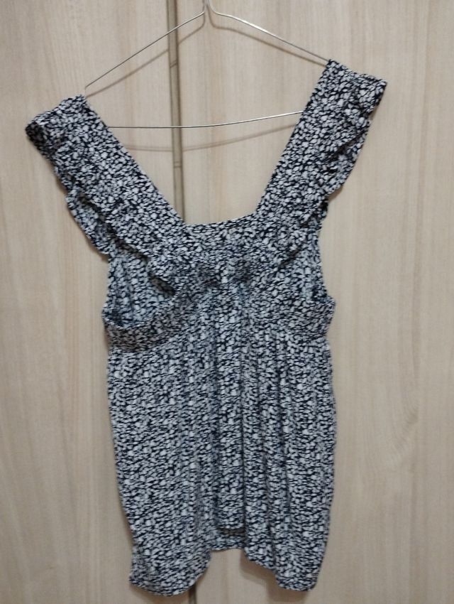 Camiseta tirantes estampada