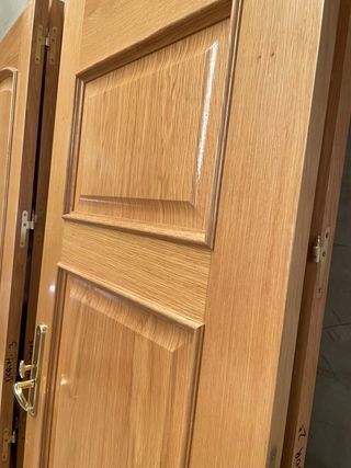 Puertas madera casa como nuevas