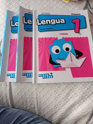Libros pieza a pieza lengua 1 primaria anaya
