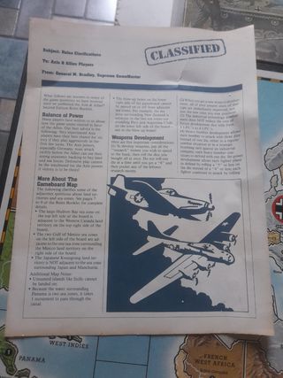 AXIS AND ALLIES 1984 gioco in scatola