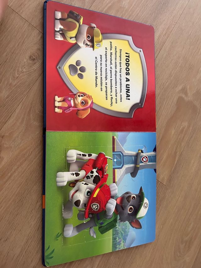 Libro puzzle patrulla canina