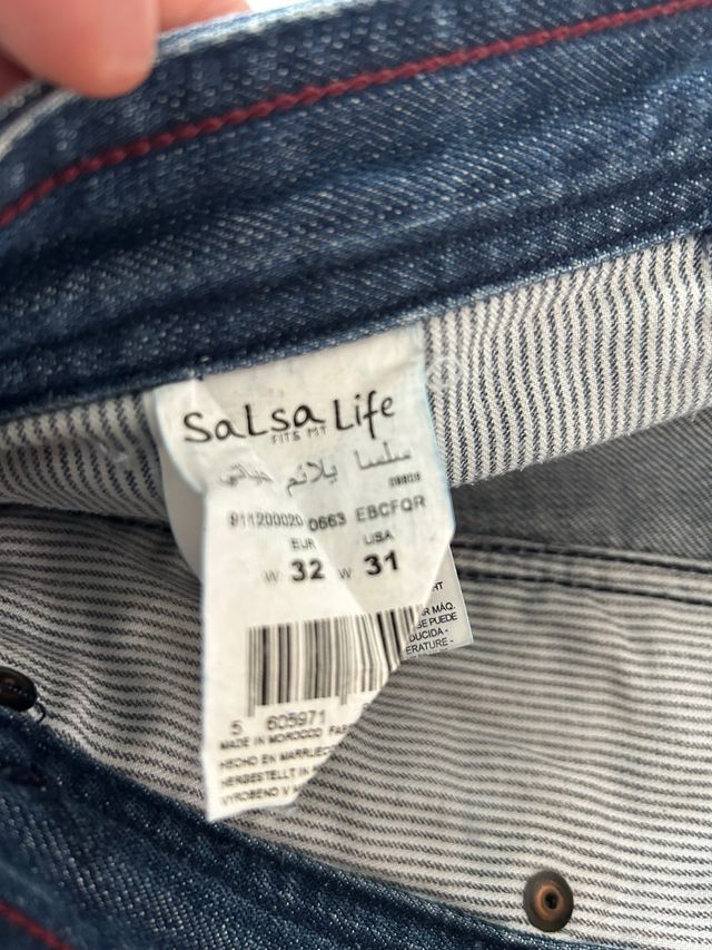 Pantalon corto vaquero Salsa talla 32