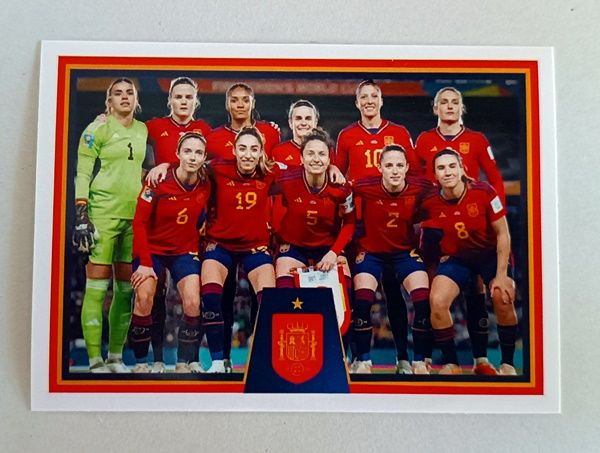 Cromo Selección Española Femenina