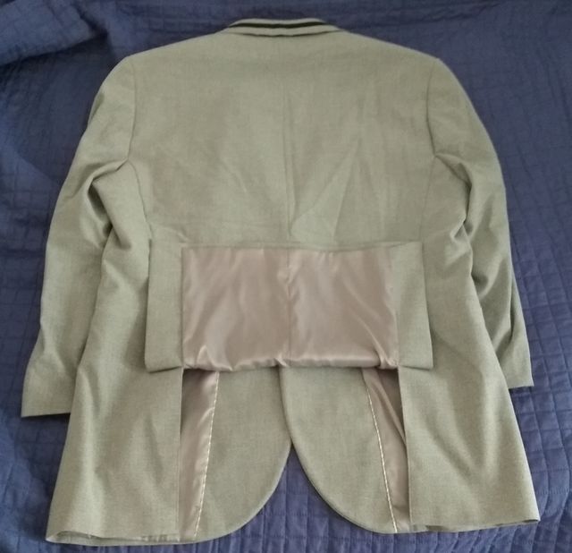 Americana o blazer gris de hombre