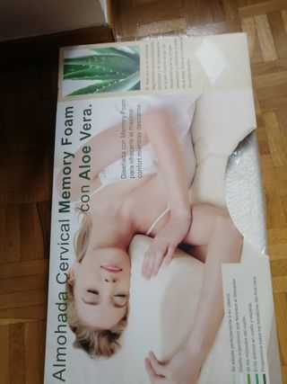Almohada cervical áloe vera