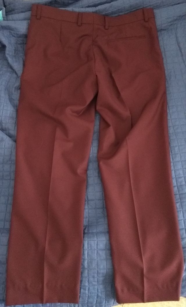 Traje esmoquin vino de hombre