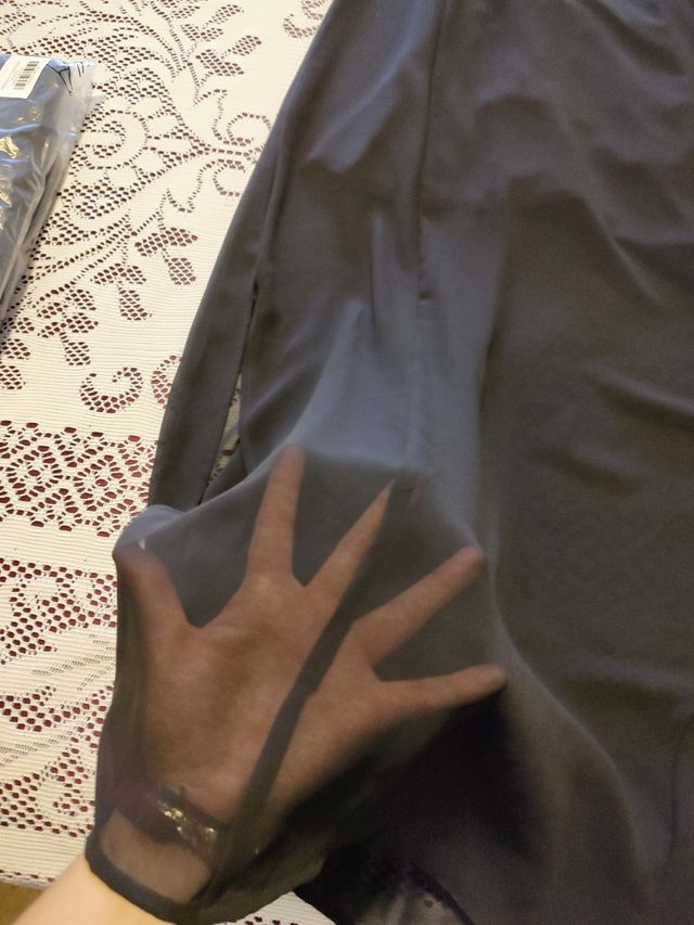 Vestido palabra de honor polipiel 