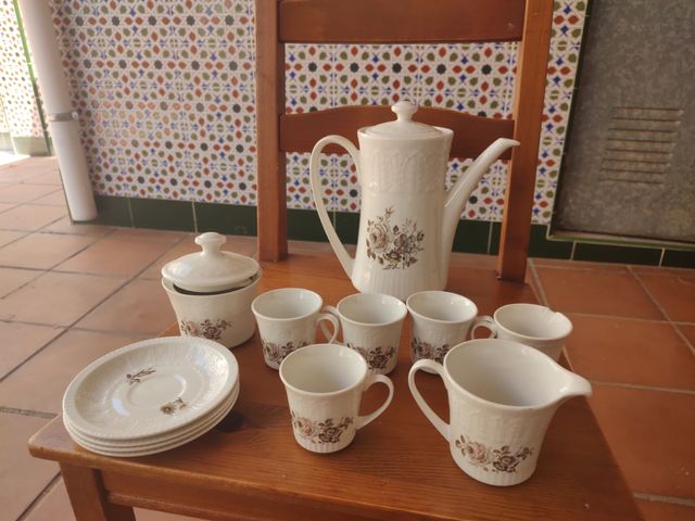 Vajilla vintage,de te y café porcelana.