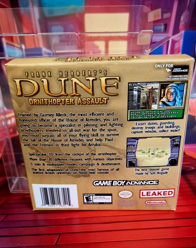 Dune: Ornithopter Assault | Game Boy Advance