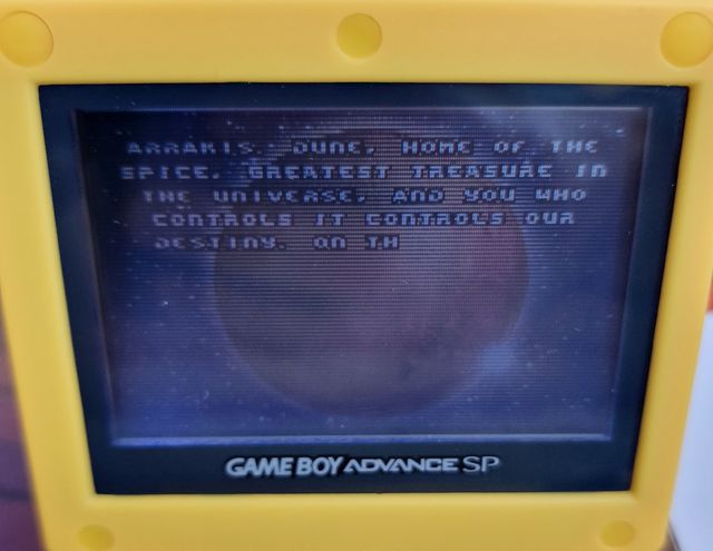 Dune: Ornithopter Assault | Game Boy Advance