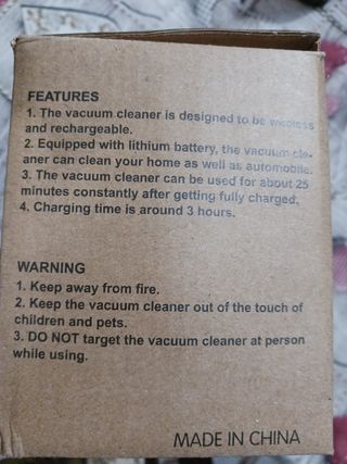 Aspirapolvere portatile