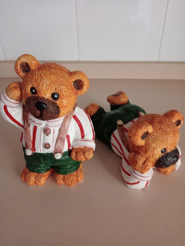 DOS OSOS DECORACIÓN‼️23X23 CM‼️CUARTO NIÑOS/AS‼️‼️