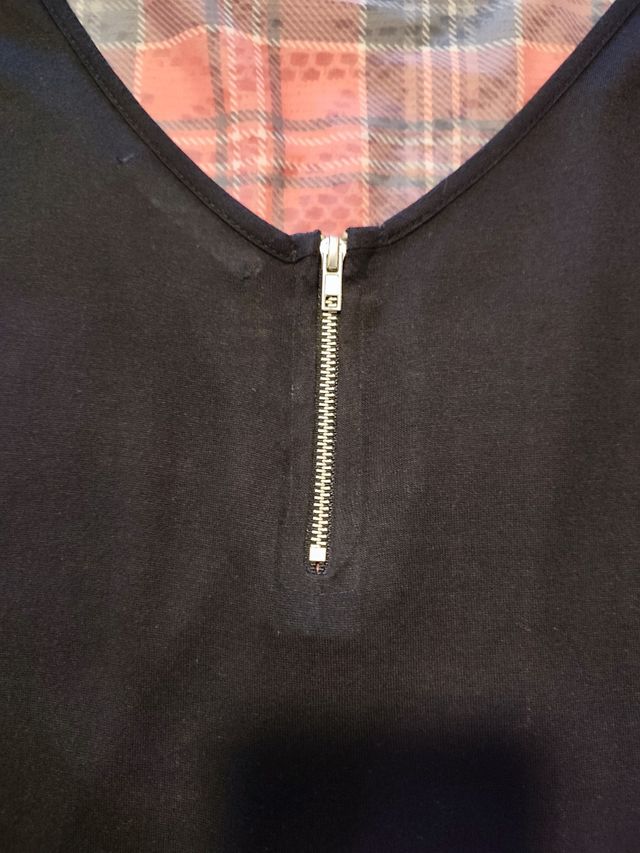 Camisa cuadros transparente 