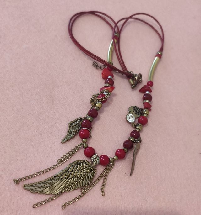 Collana vintage con argento