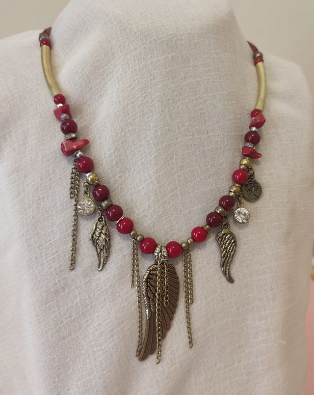 Collana vintage con argento