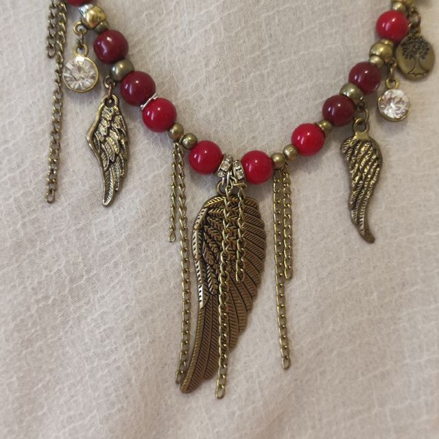 Collana vintage con argento