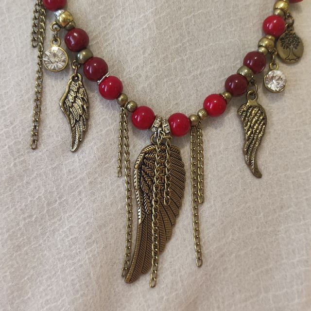 Collana vintage con argento