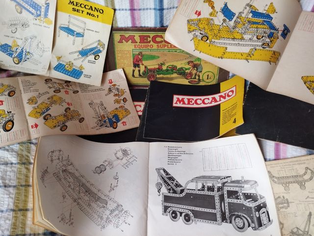 8 CATALOGOS DE MECANO AÑOS 70