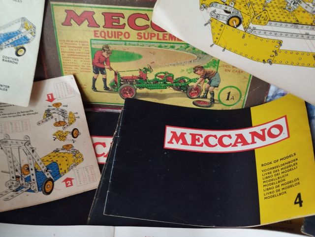 8 CATALOGOS DE MECANO AÑOS 70