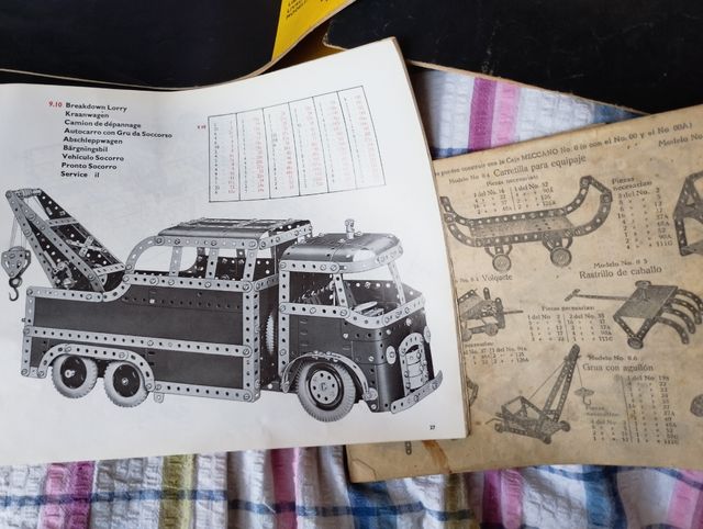 8 CATALOGOS DE MECANO AÑOS 70