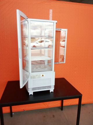 🔲 Vitrina Expositora Vertical 2Pts Curva