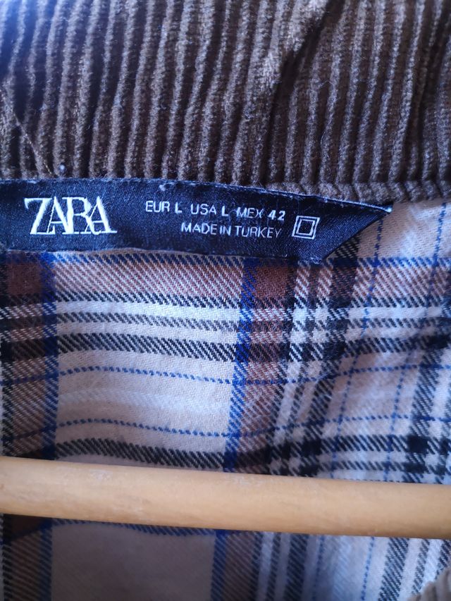 Cazadora de algodón encerado hombre