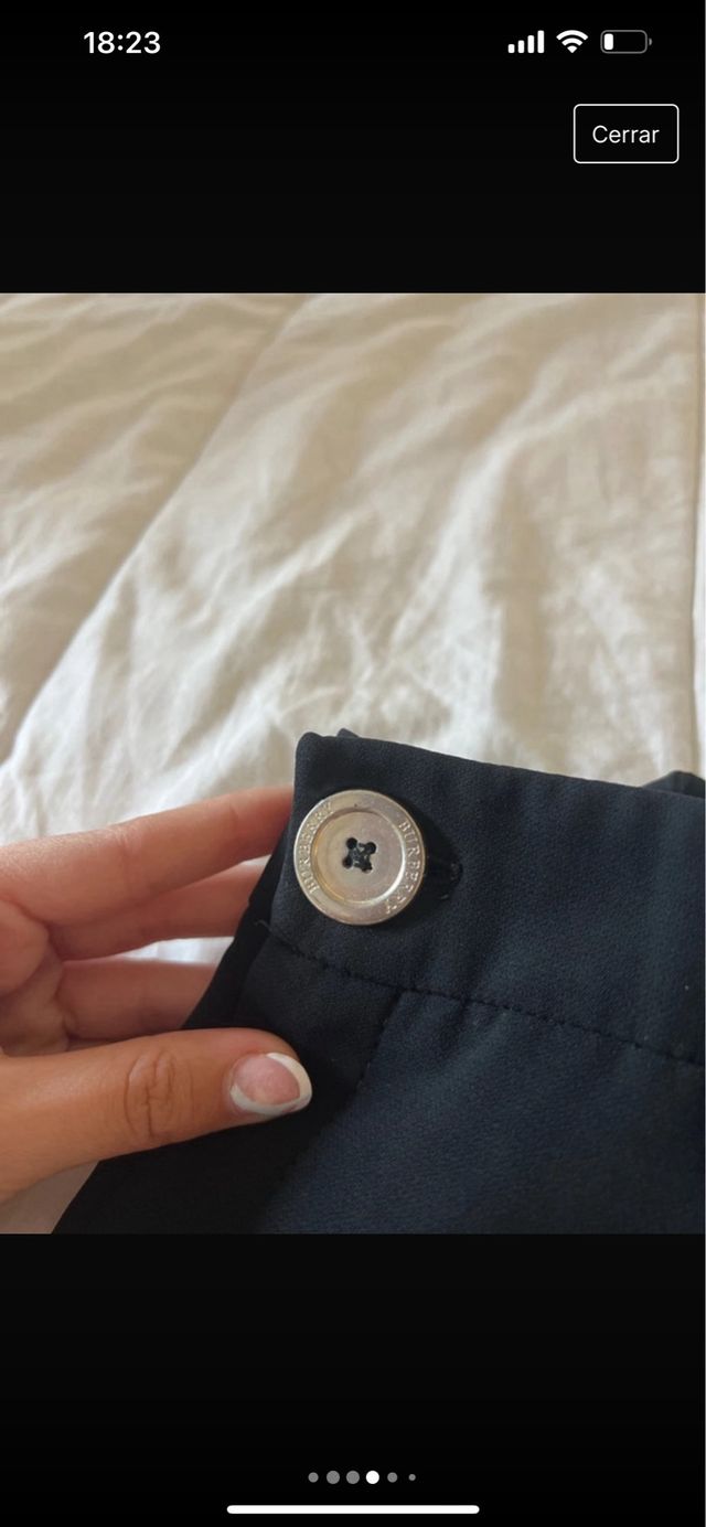 Pantalón traje burberry