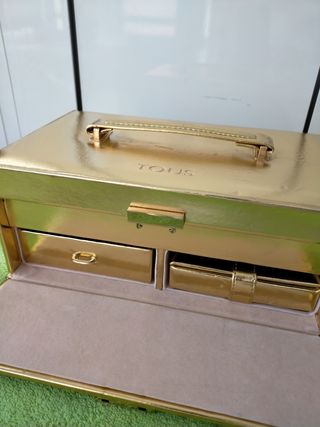 Joyero grande Tous dorado 