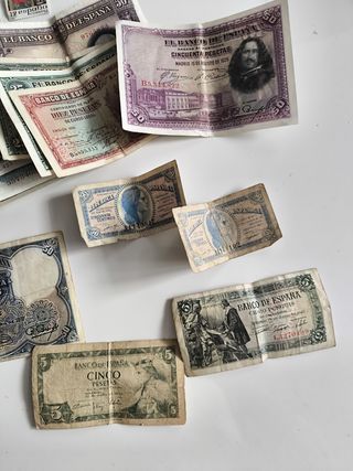 Billetes antiguos 