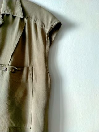 Camisa verde Mango