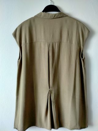 Camisa verde Mango