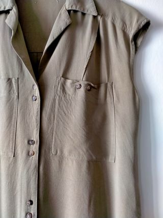 Camisa verde Mango