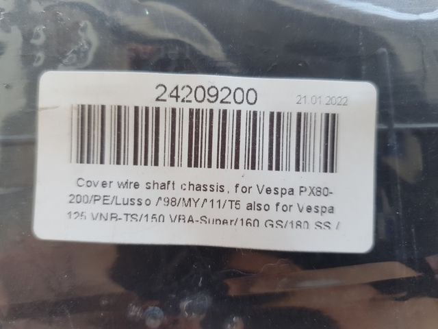 Cover chasis vespa 125 200 160