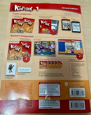 Libro de ingles Kid’s Box 1 primaria