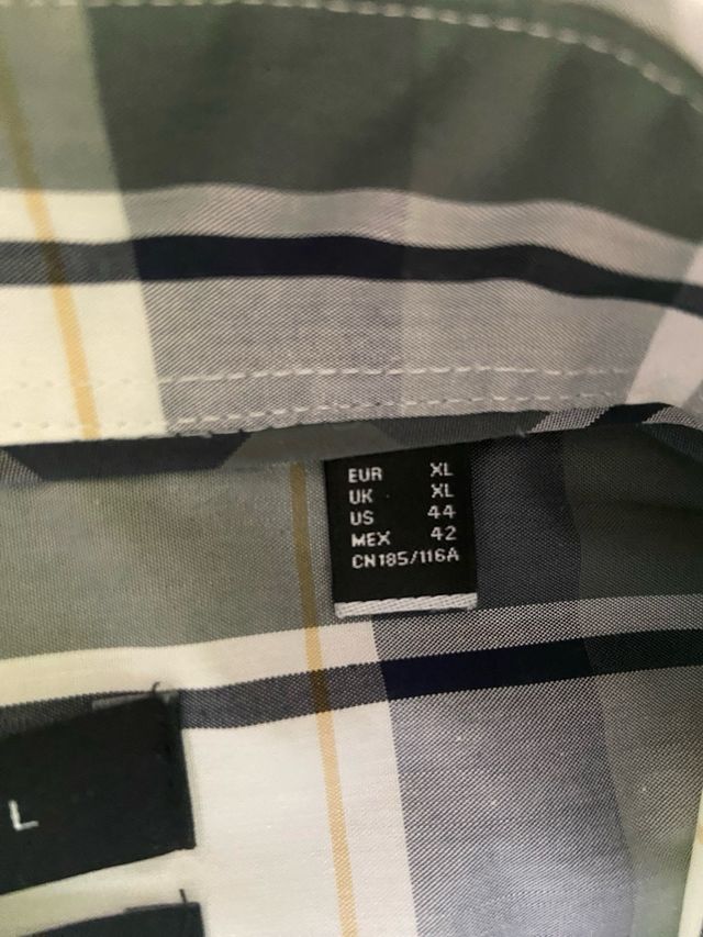 Camisa Hombre manga corta Cortefiel talla XL