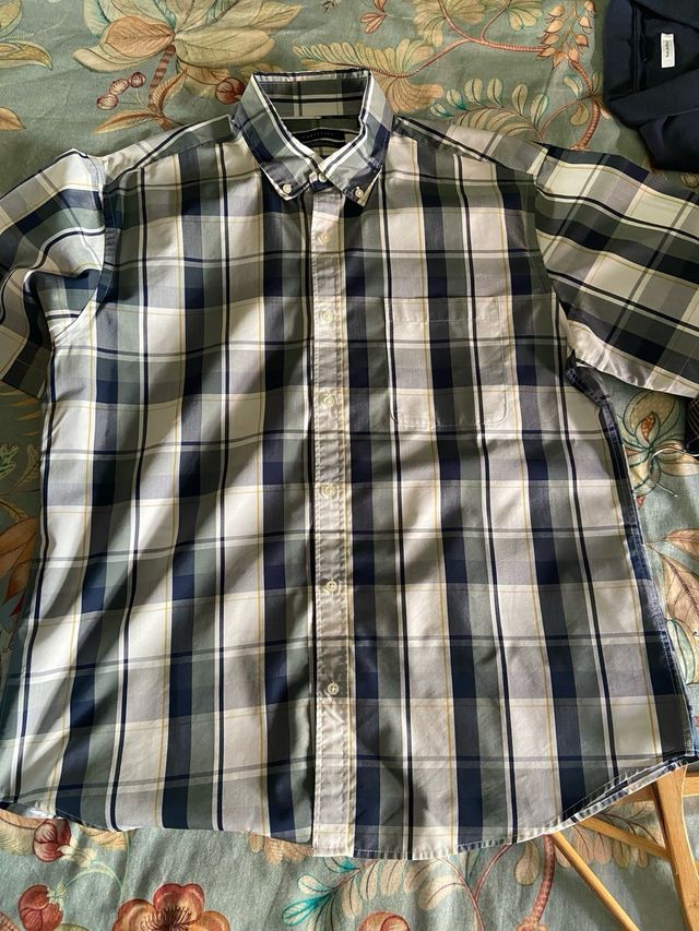 Camisa Hombre manga corta Cortefiel talla XL