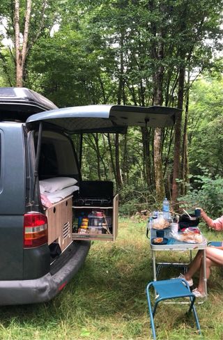 Mueble camper + colchon