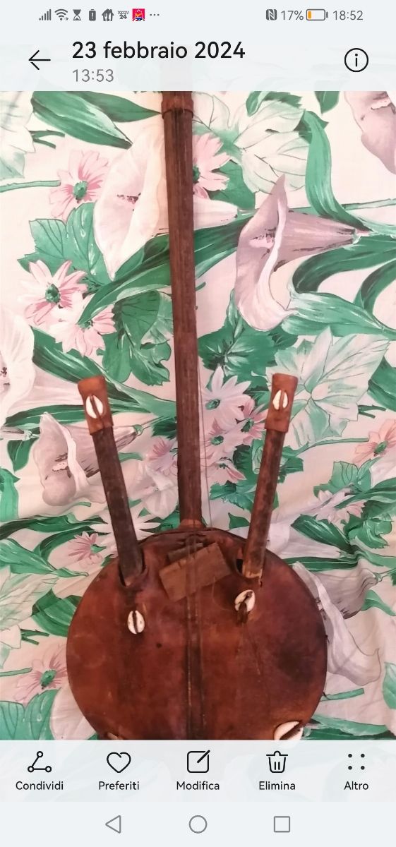 Strumento tradizionale africano Cora