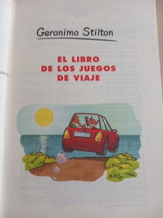 Libro de Geronimo Stilton 