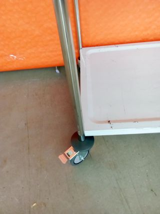 🔲 Carro de Servicio 2 Bandejas [acero]