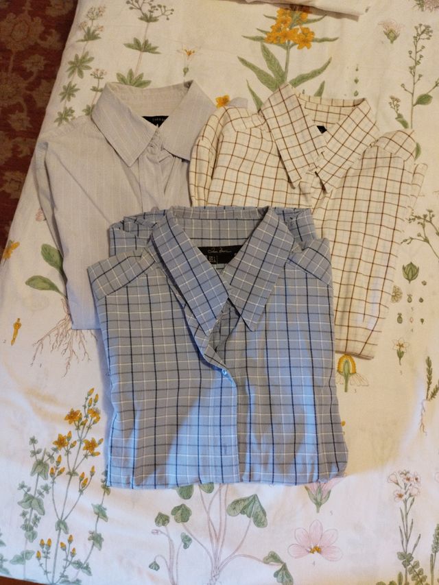 3 camicie con maniche a 3/4. Come nuovo