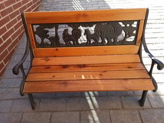 Banco de jardín para niños