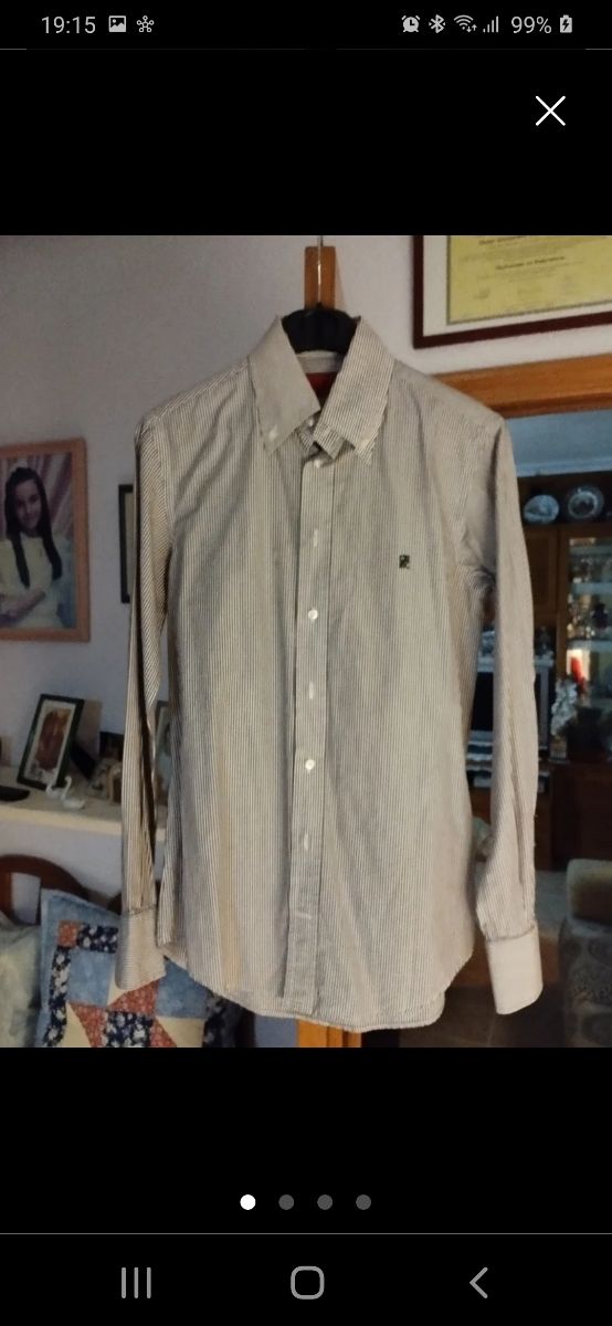 Camisa hombre manga larga