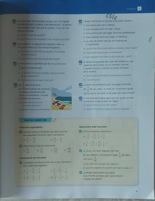 Matemàtiques 1 ESO Santillana Saber Fer